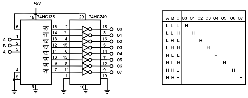 74hc00d схема включения